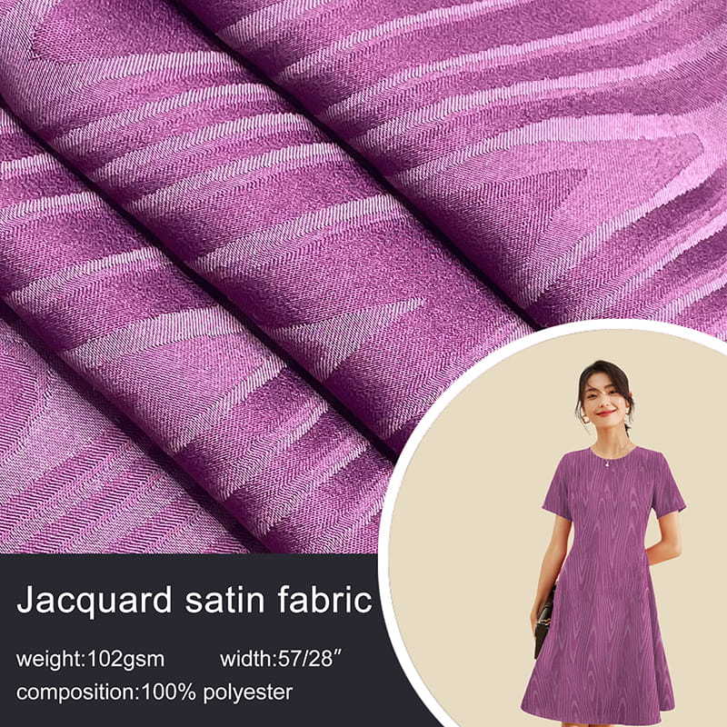 Wood Garin Sea Weave Jacquard Fabric 