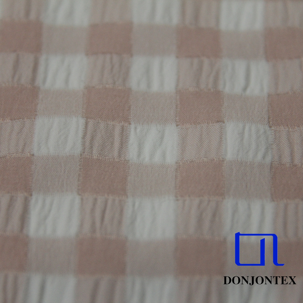 Elegant Yarn Dyed Polyester Spandex Fabric for Women Dress or Bed Sheets