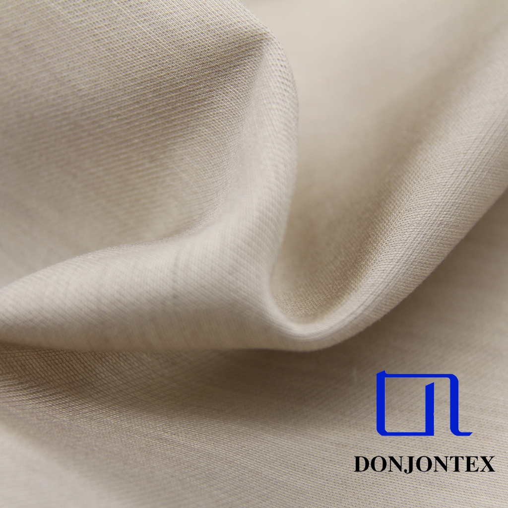Eco-Friendly Polyester Lyocell Wool Breathable Eco-friendly Fabric for Women Dress