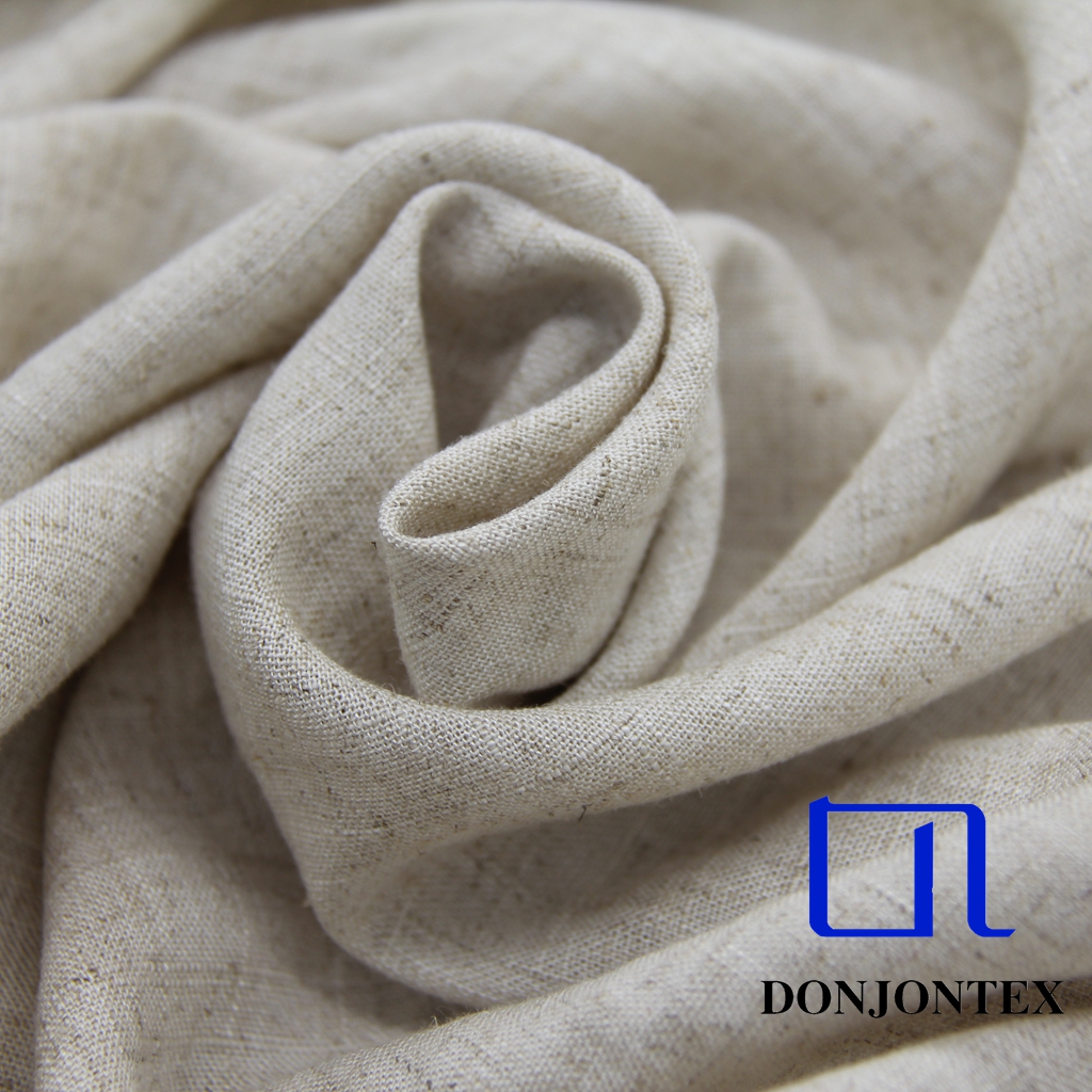 High Quality Smooth Soft Breathable Rayon Linen Eco friendly Fabric for Summer Clothes