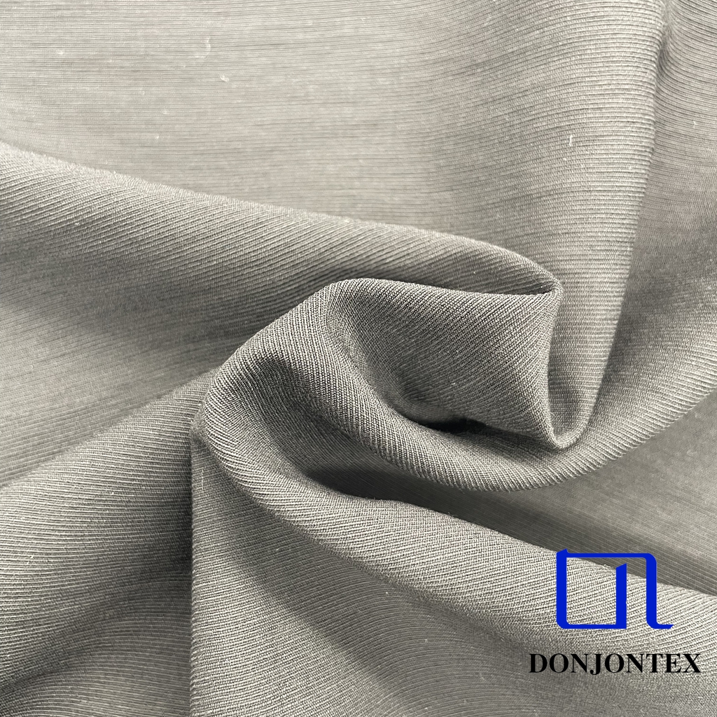   Exclusive Nylon Rayon Fabric Soft Stripe Fabric for Women Dress and Shirt