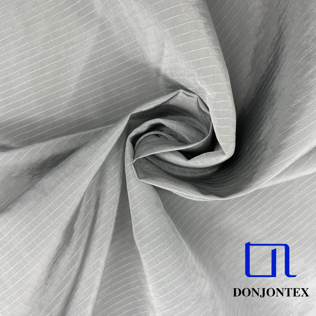 Hot Sale Anti-tear Anti-wrinkle 380T Nylon Taffeta Ripstop Fabric for Down-proof Jacket
