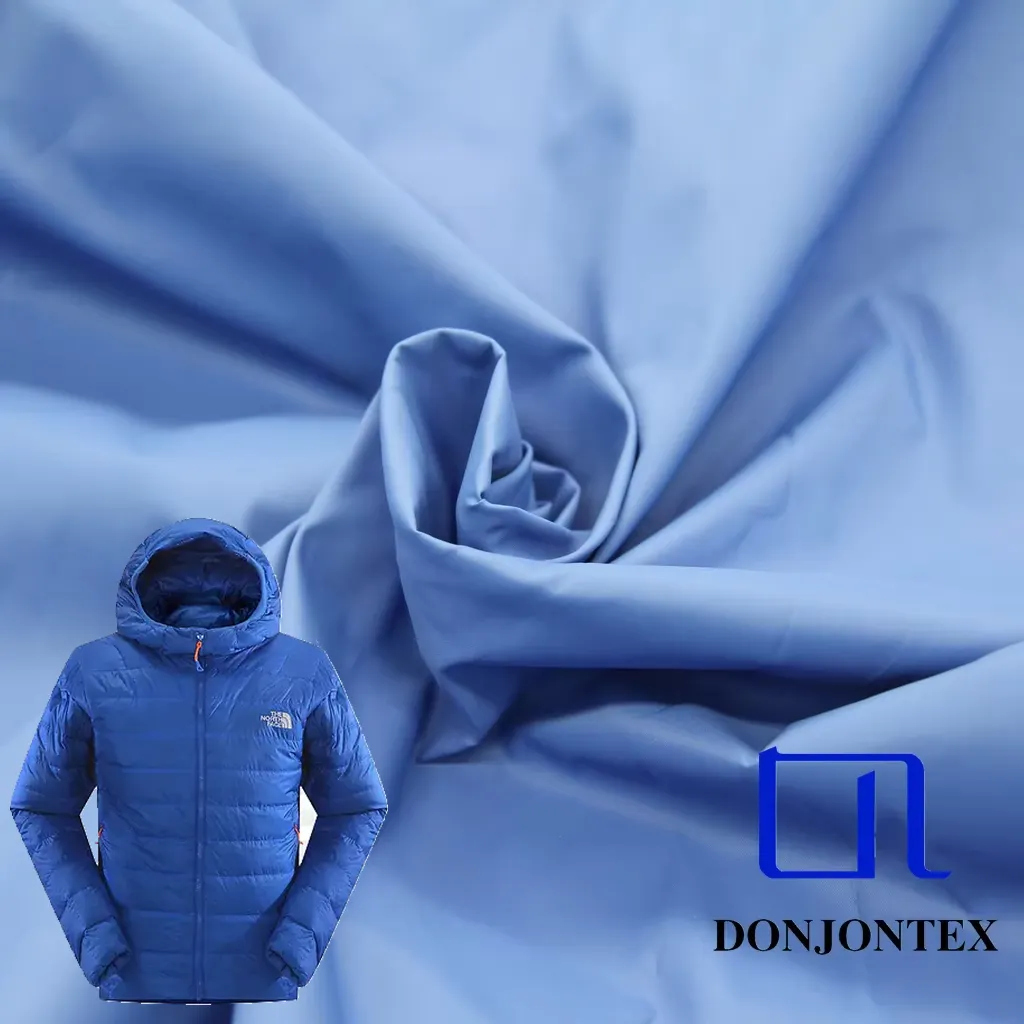 Premium 300T Full Dull Waterproof 50D 100 Polyester Pongee Fabric for Down Proof Jackets