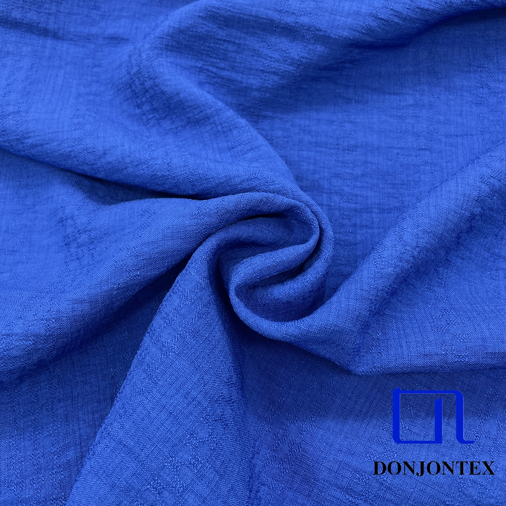 Designer Choice Imitation Linen Hand Feeling 100% Polyester Customized Pattern Stripes Jacquard Fabric
