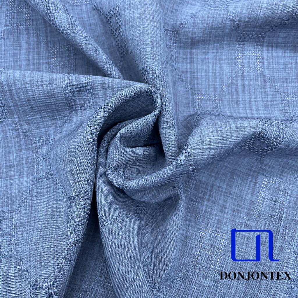 Premium Quality Design Two-color Loris Lelise Elastic Imitation Linen Effect Draping Fabric for Women Pants or Coats