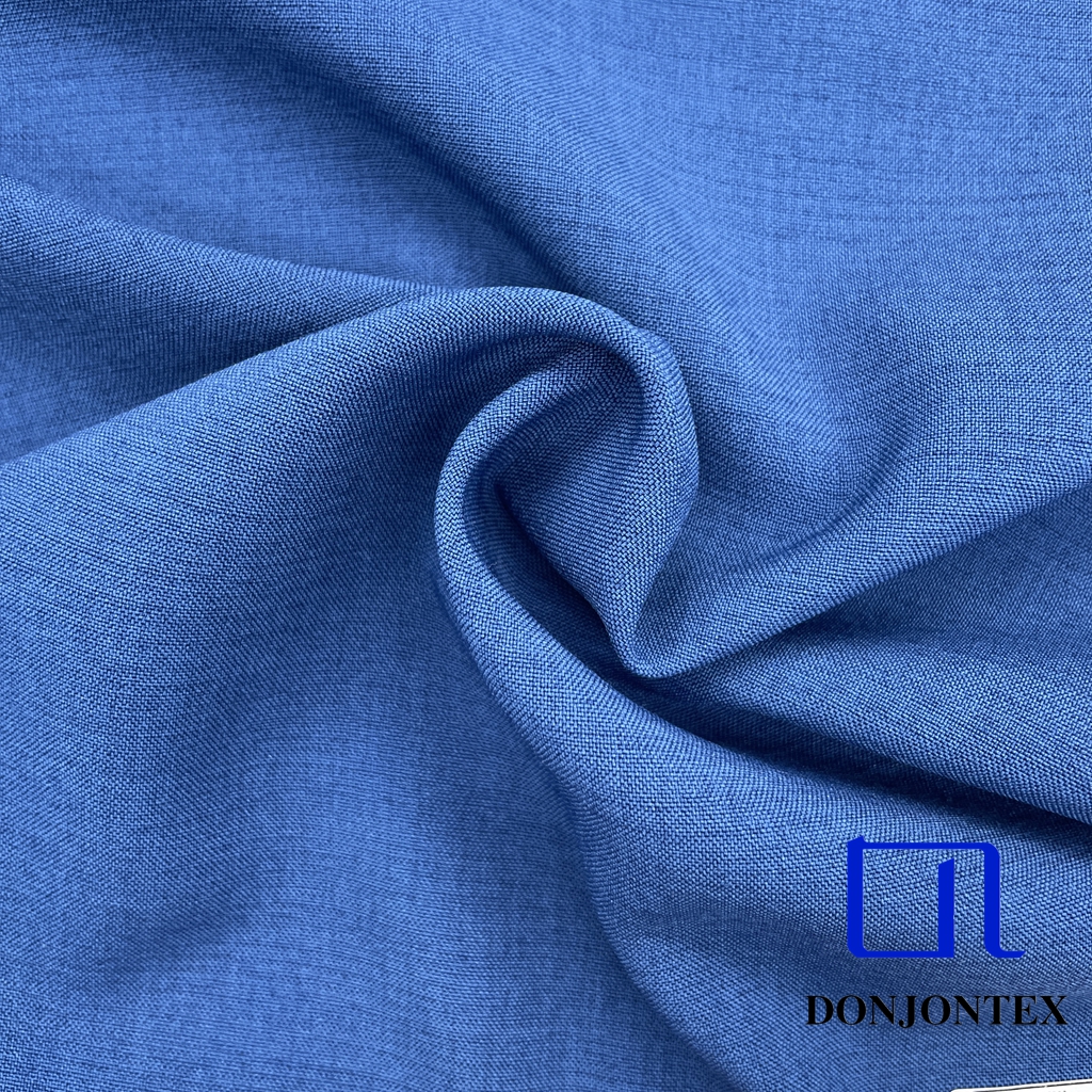 New Design Two-color Loris Lelise Elastic Imitation Linen Effect Draping Fabric for Women Pants or Coats
