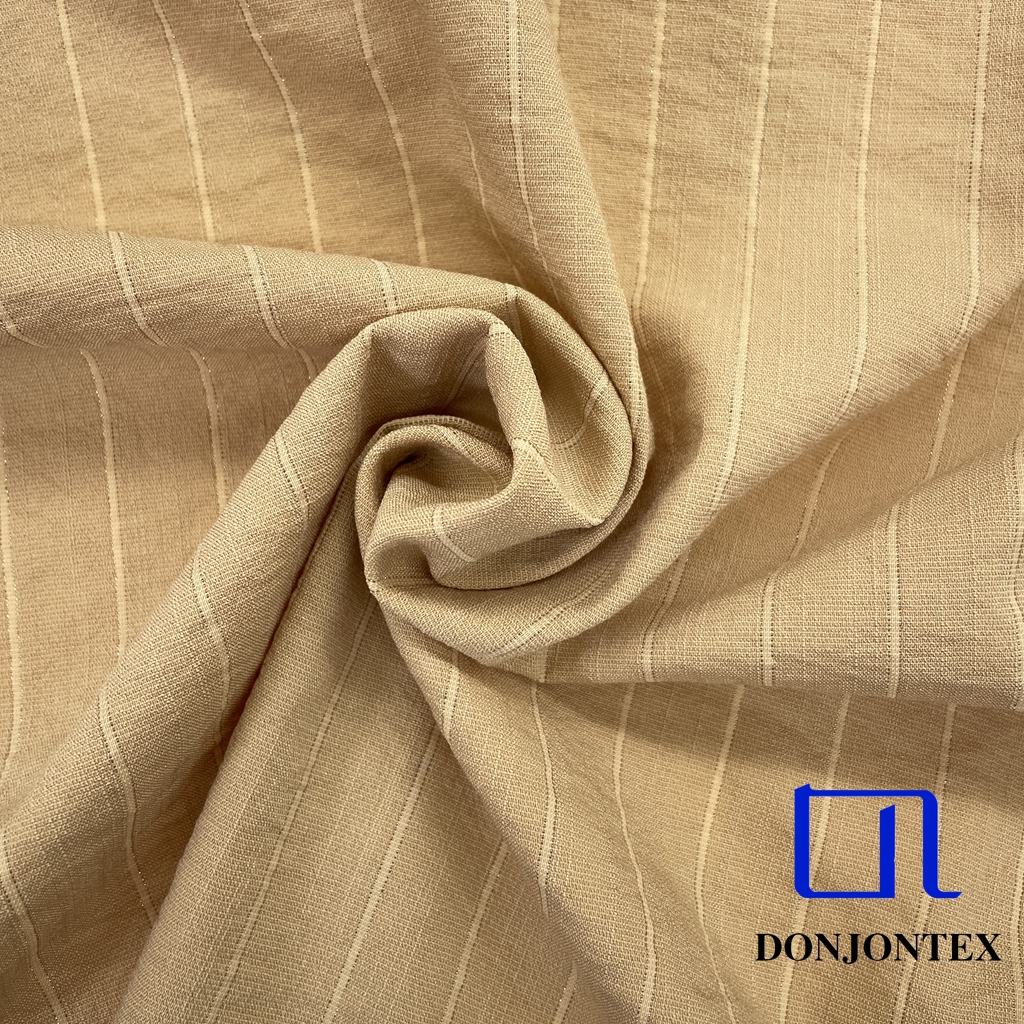 Factory Price Crepe Rayon/Nylon/Polyester Vertical Stripe Fabric Soft Plain Fabric for Dress and Shirt
