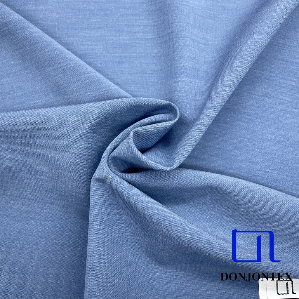 2025 New Design TC Polyester Cotton Interweave Woven Fabric Four Way Stretch Plain Dyed for Garments for Workwear
