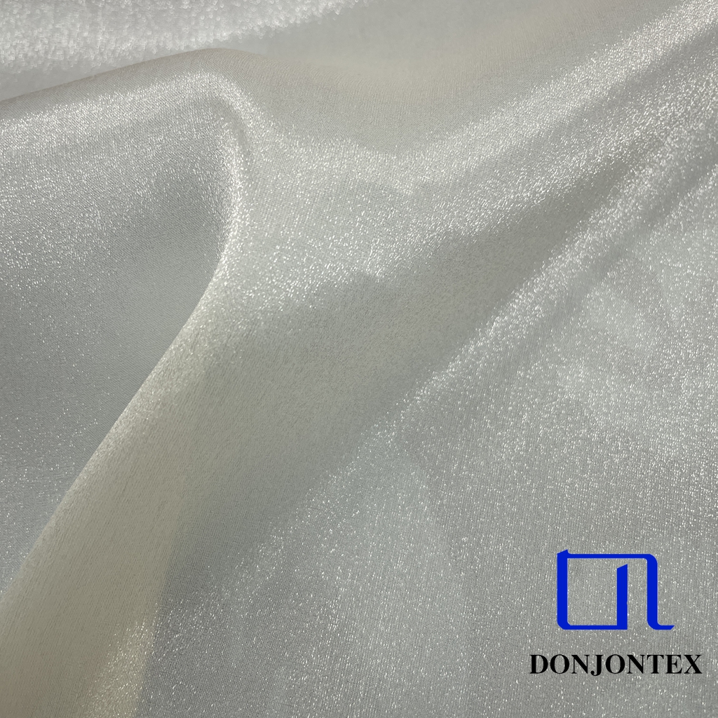 Soft Touch 100% Polyester Satin Fabric Plain Dyed Shiny Soft Feeling for Girls' Popular Dress and Sleepwear