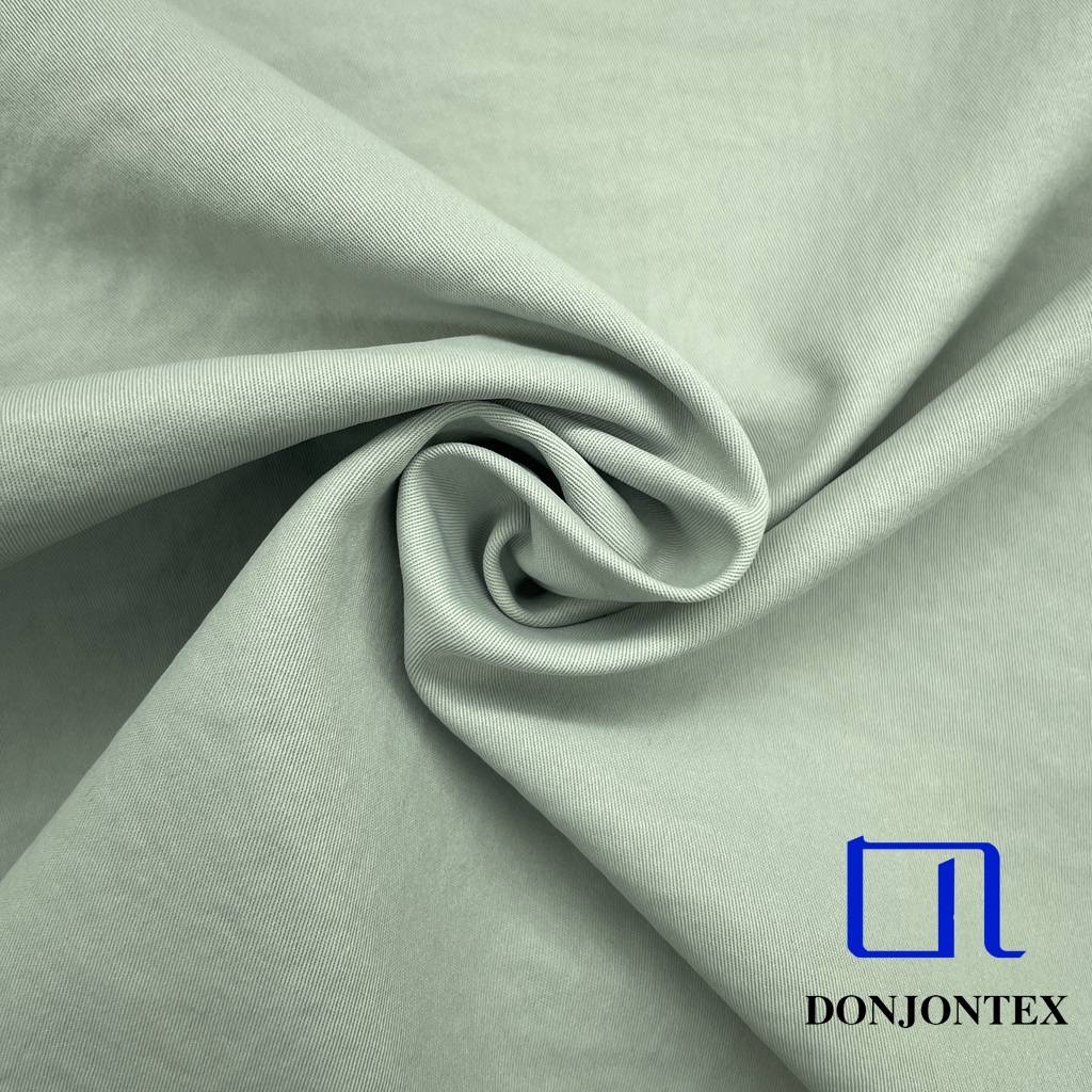Exclusive 100% Polyester Full Dull Twill Imitation Cotton Fabric Breathable for Outdoor Jacket Sportswear and Pants