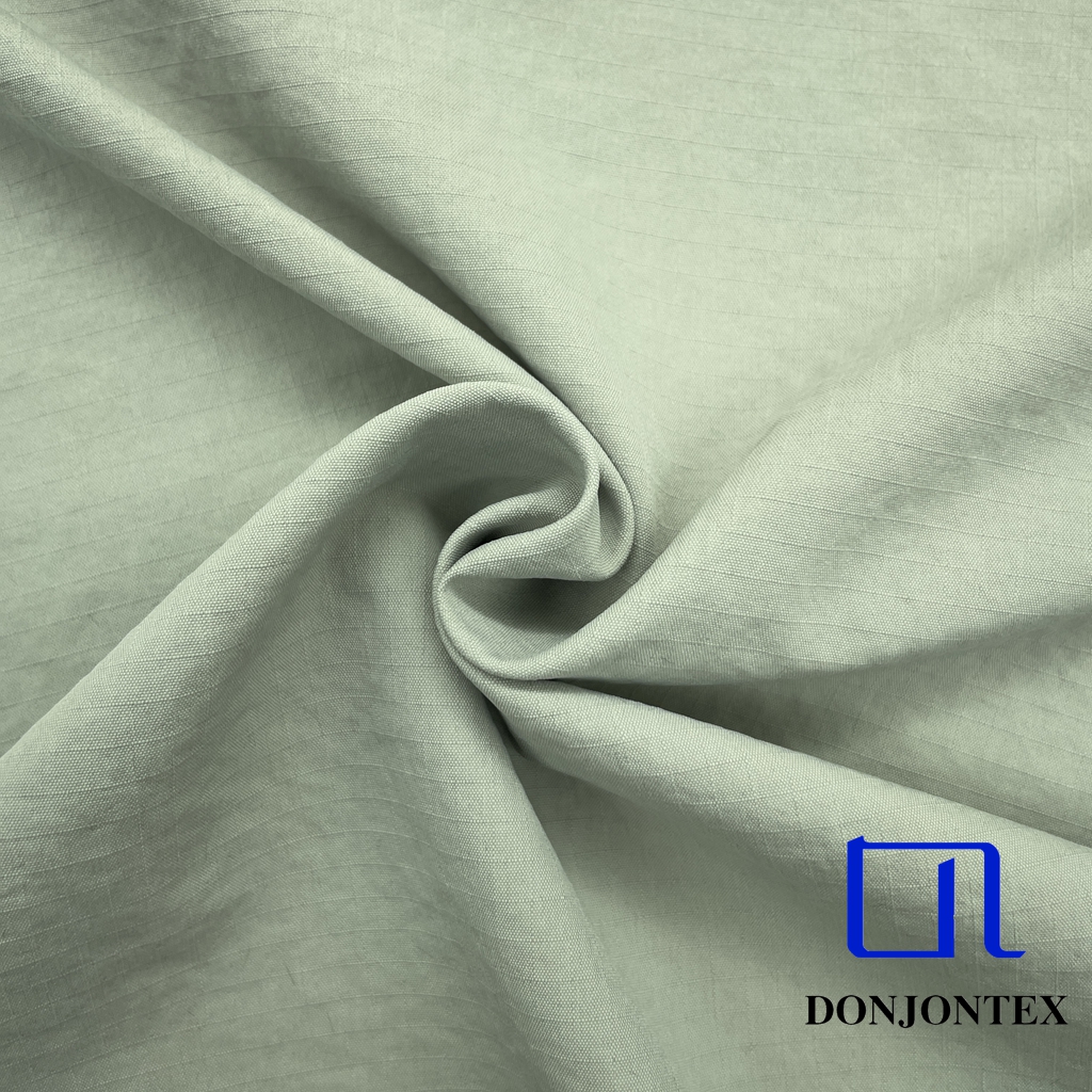 Soft Touch 100% Polyester Weft Stretch Imitation Cotton Fabric Breathable for Outdoor Jacket Sportswear and Pants