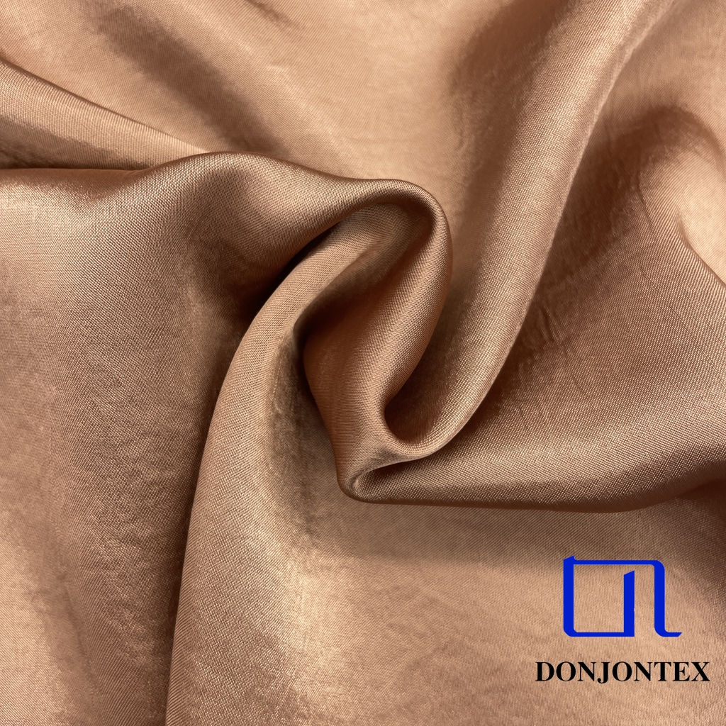 Premium Quality 100% Oeko-tex Standard Polyester Satin Fabric Plain Dyed Stretch Soft Feeling for Girls' Popular Dress