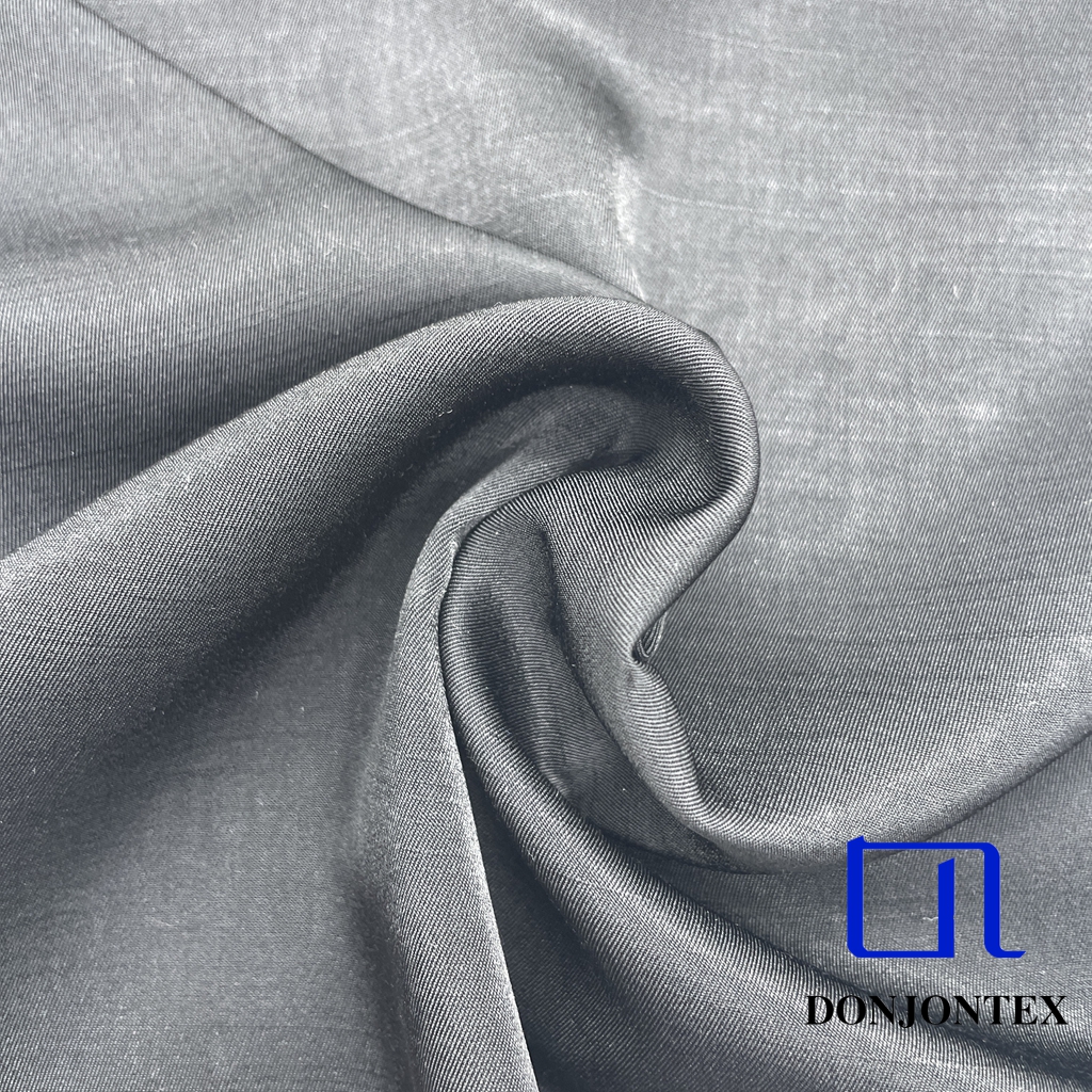 Hot Sale Oeko-tex Standard Polyester Rayon Satin Fabric Cupro-like Twill Soft Feeling for Girls' Popular Dress