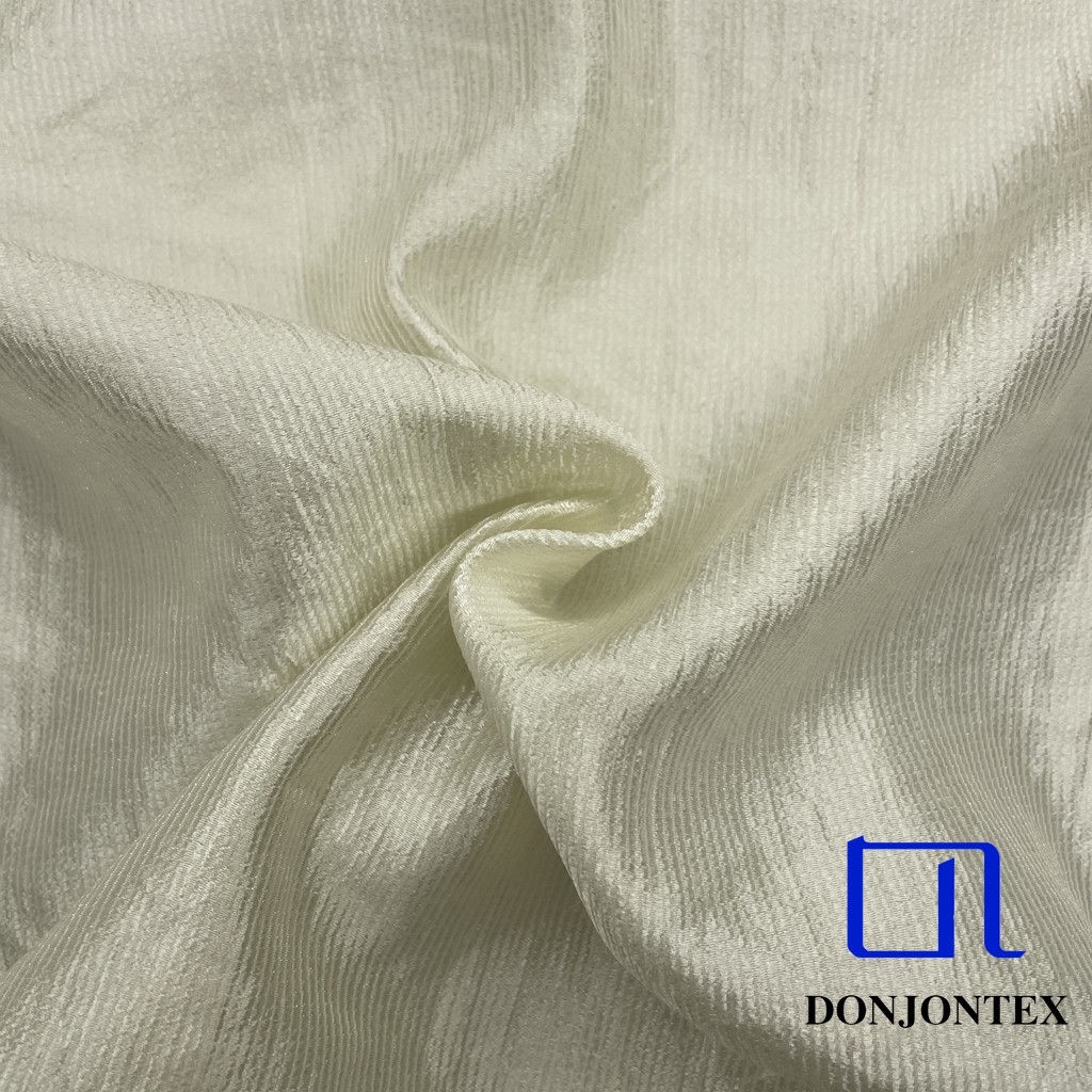 High Quality Nylon Tencel Double Layer Stripe Fabric Soft Touch Woven Textile for Women Blouse and T-shirts