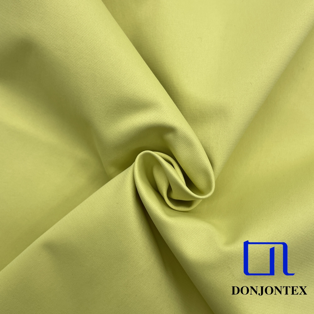 Latest Fashion Recycled Polyester Double Layer Stretchy Plain Fabric Breathable for Outdoor Jacket Sportswear and Pants