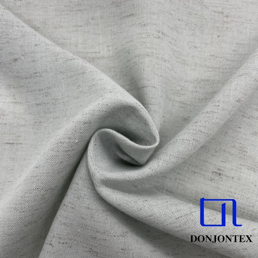 Designer Choice Polyester Linen Breathable Fabric for Summer Short T-Shirt and Women Dress
