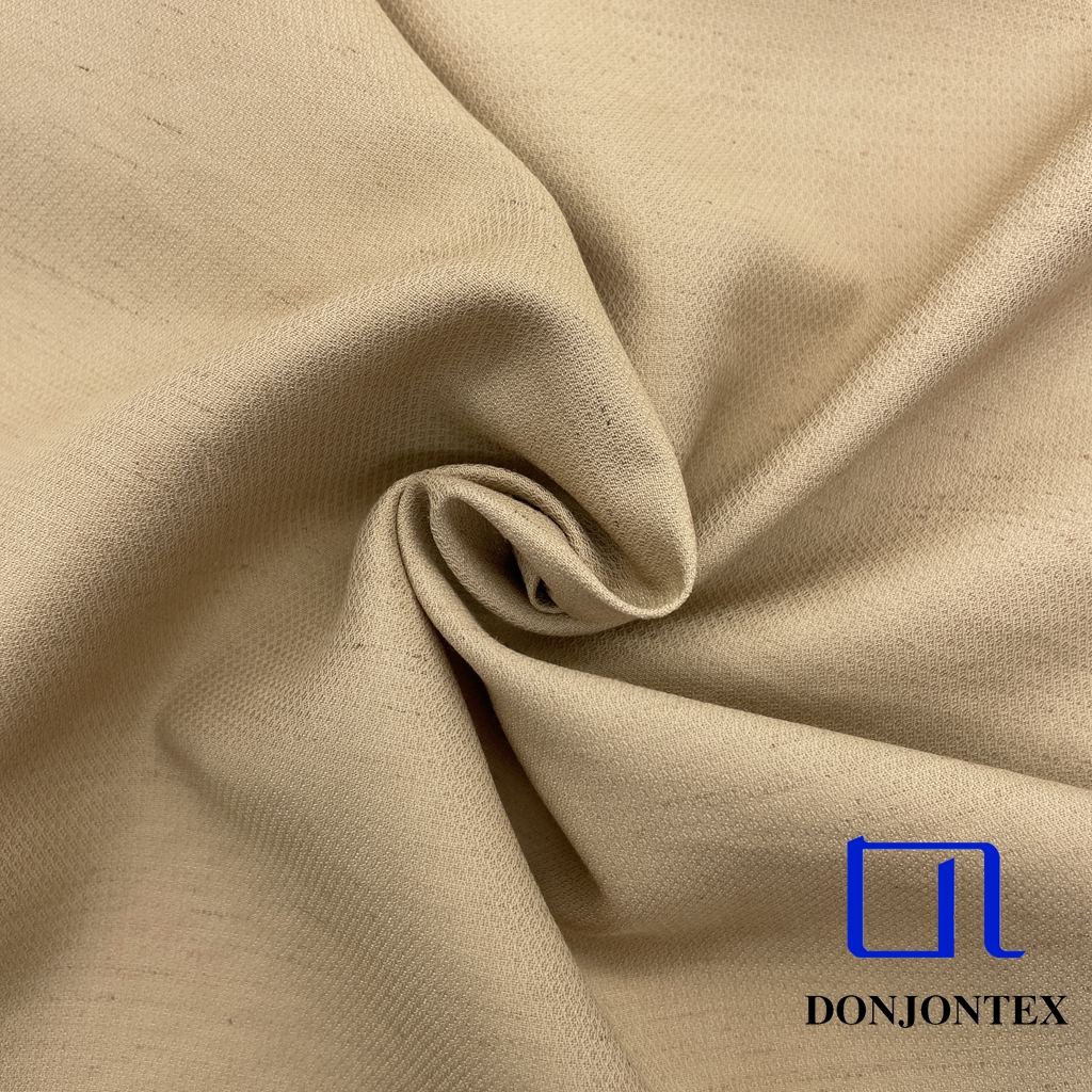 2025 Nylon Rayon Linen Low-Elasticity Vertical Stripe Crepe Fabric for Fashion Clothing