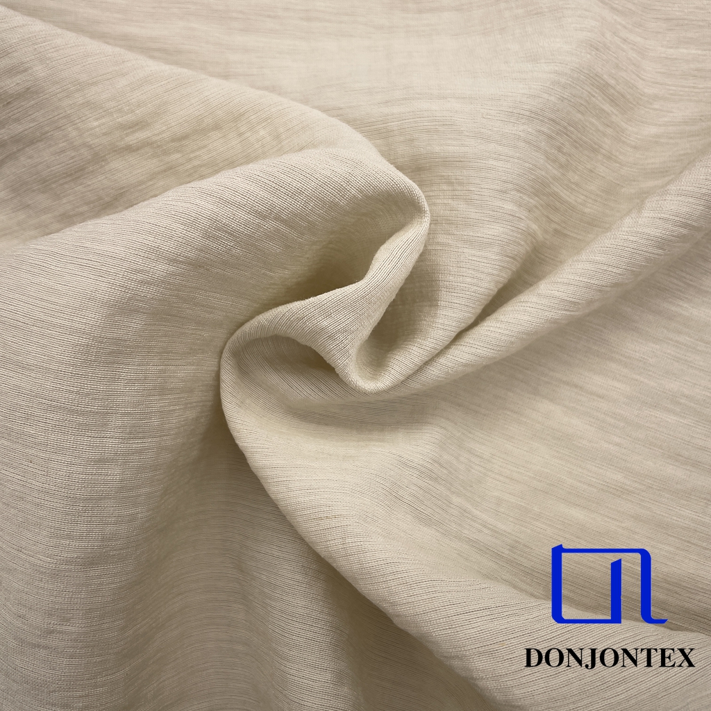 Premium Quality Nylon Rayon Linen Plain Soft Breathable Fabric for Summer Wear