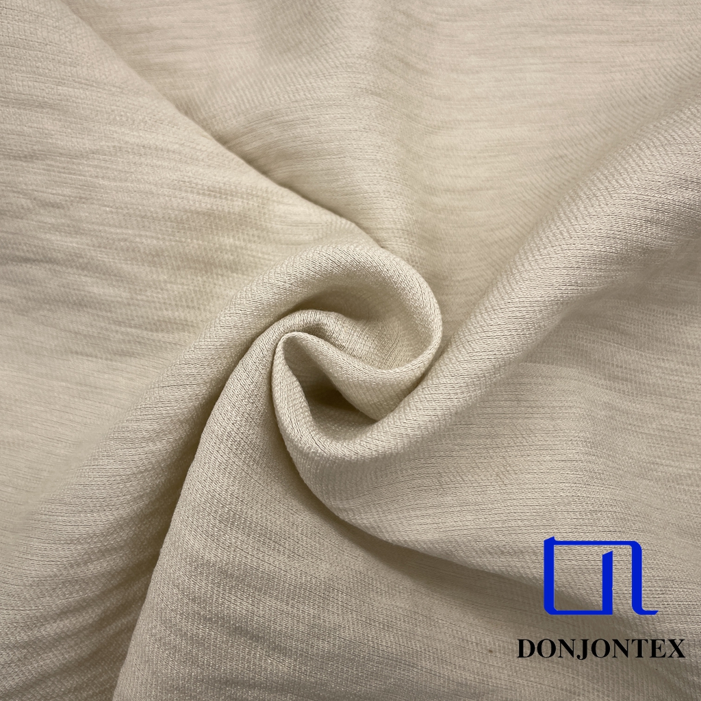 Premium Newest Fashion Soft Nylon Rayon Linen Twill Fabric for Spring Summer Dresses