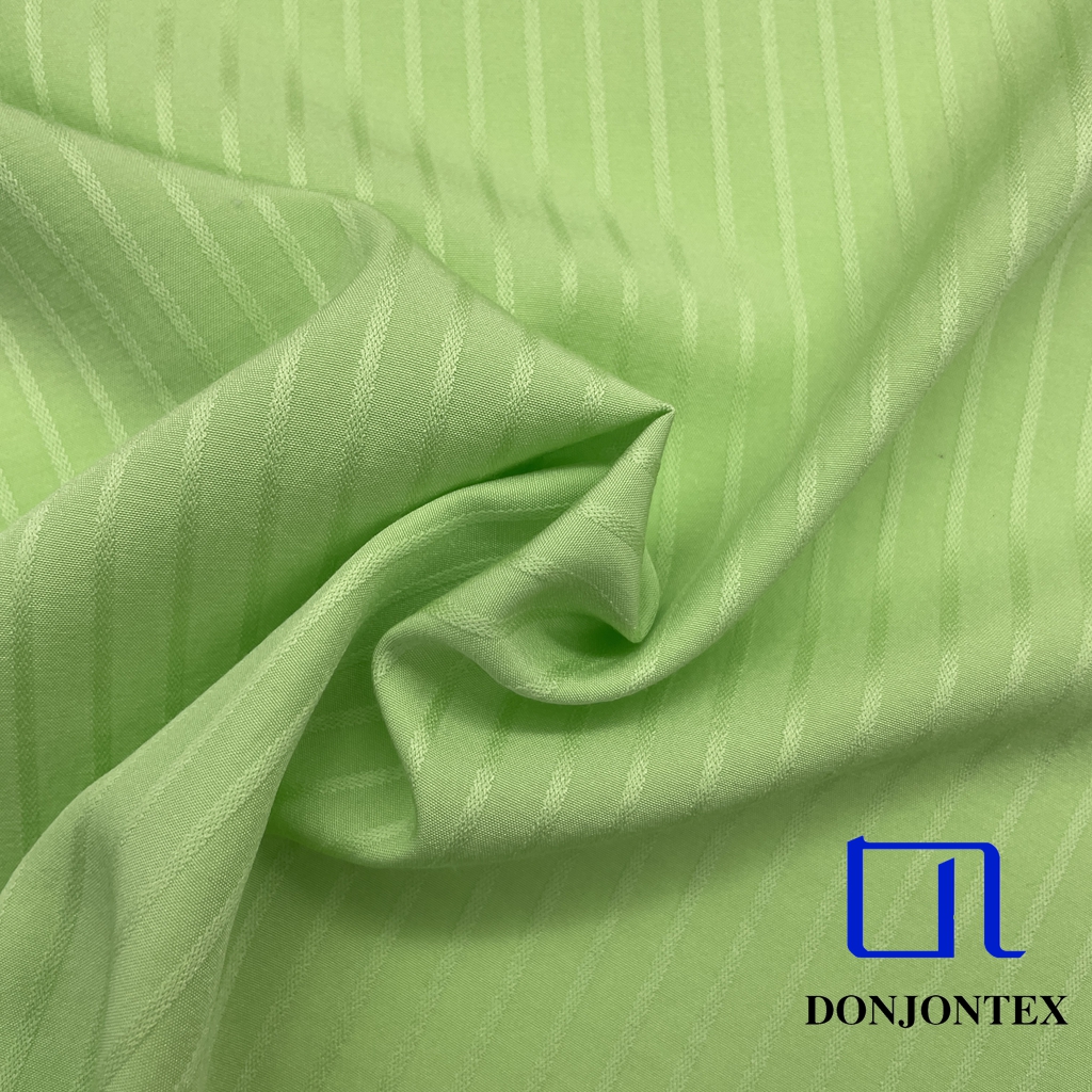 Premium Quality Polyester Cotton Vertical Stripe Fabric for T-shirts or Summer Dress