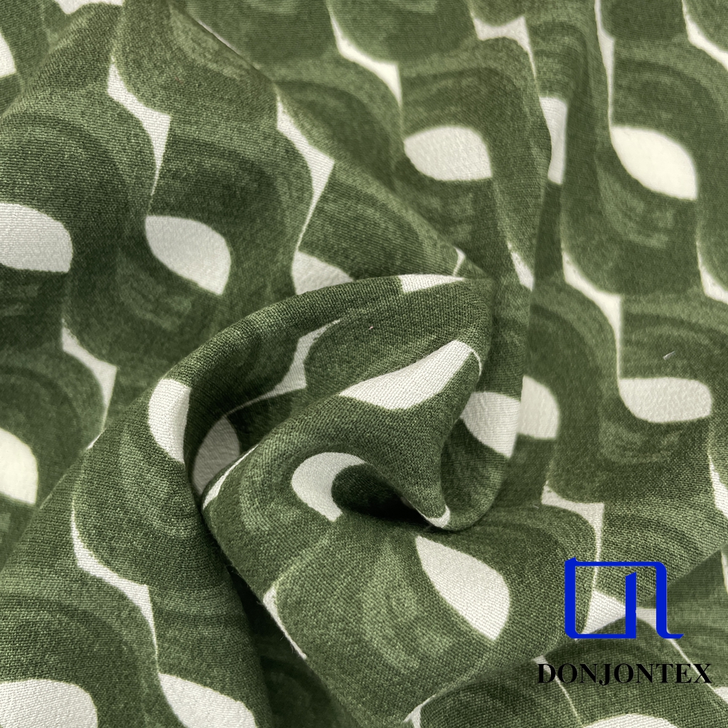 Premium Quality Viscose Rayon Fabric Soft Draping Crepe Fabric for Women Dress