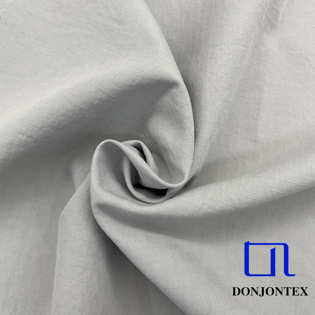 Designer Choice GRS Certified 100% Polyester Woven Cotton -Like Effect Twill for Men and Women's Coats Pants