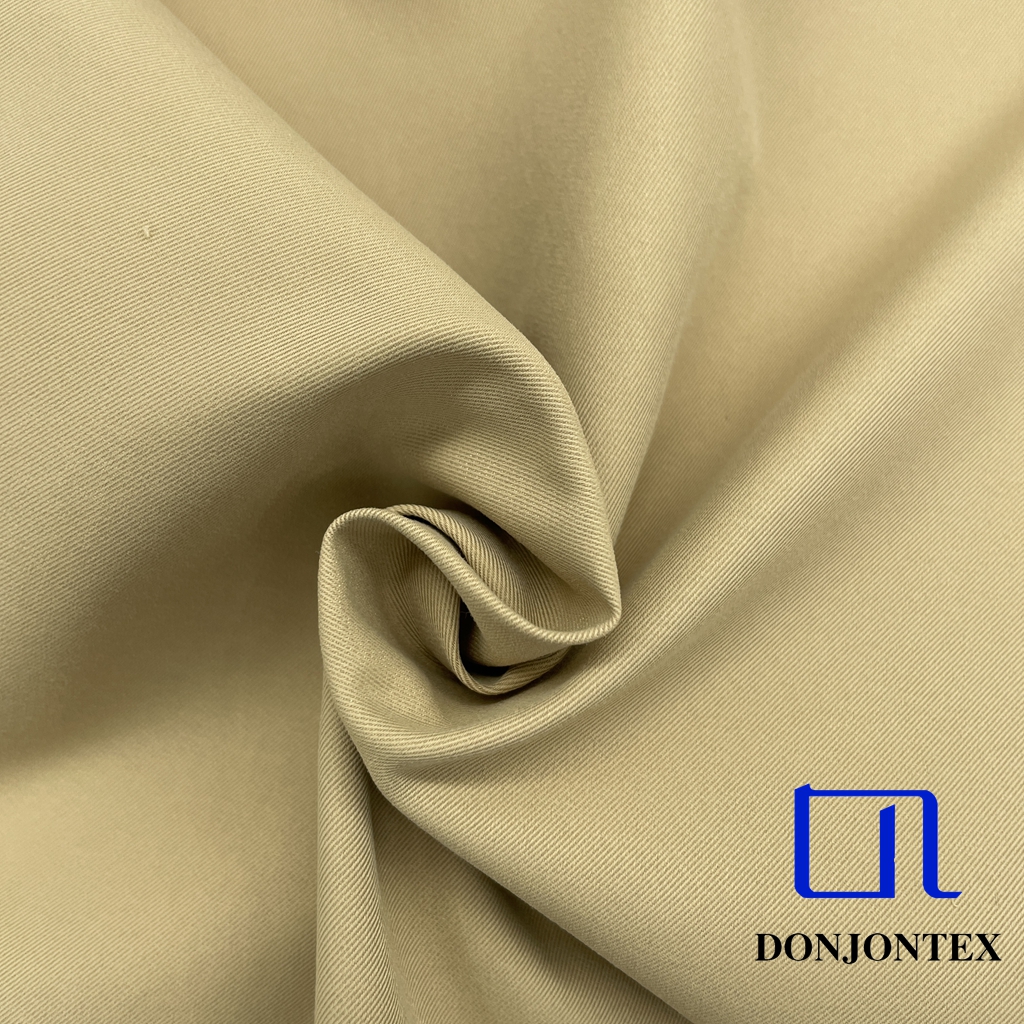 Designer Choice GRS Certified 100% Polyester Woven Cotton -Like Effect Twill for Men and Women's Coats Pants