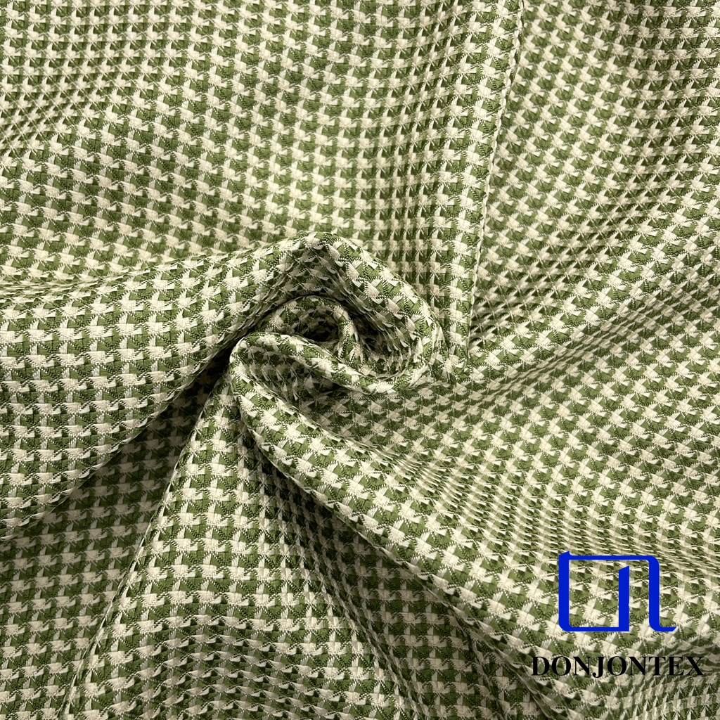 High Quality 100% Polyester Woven Check Fabric with Soft Touch Feeling for Casual Dress and Home Textile