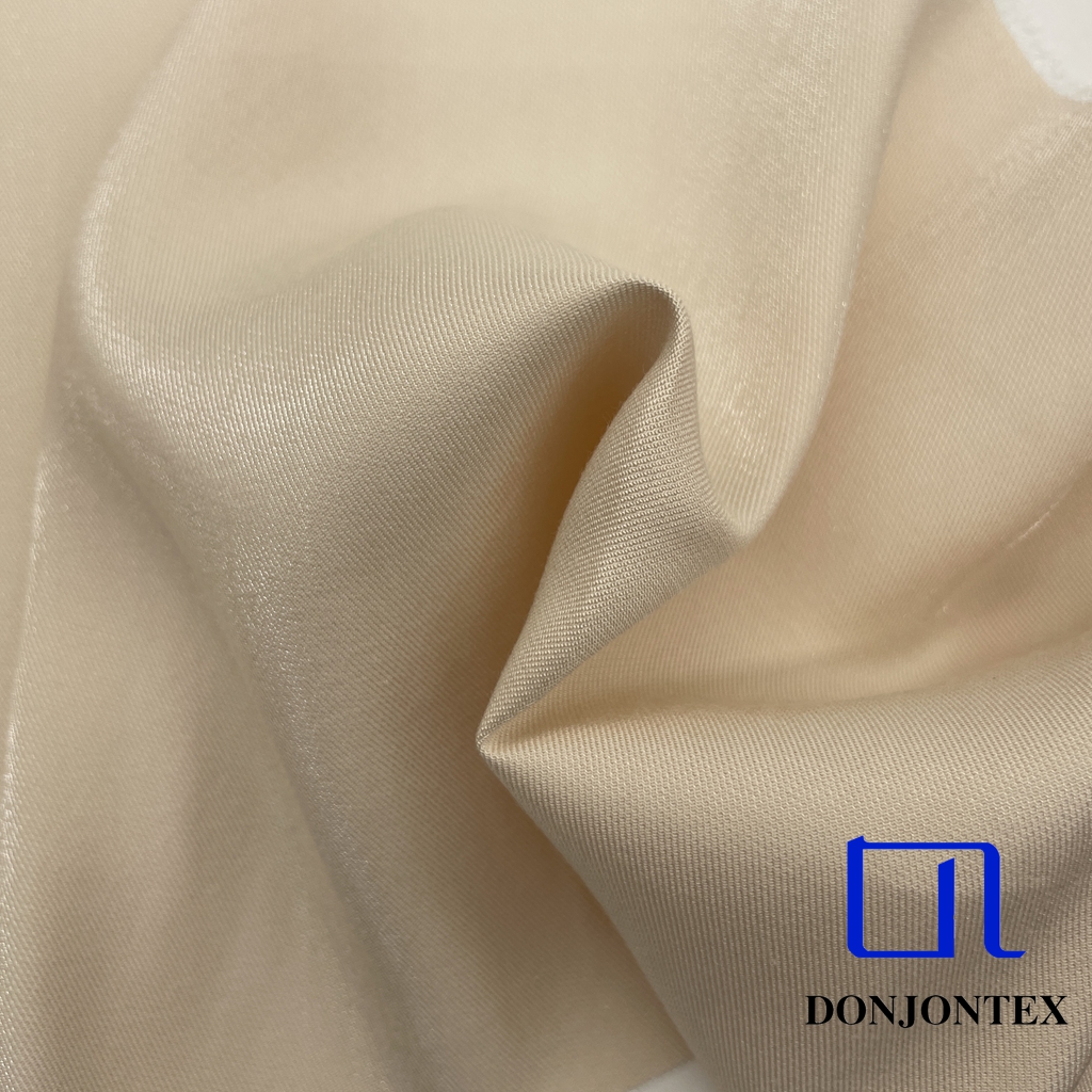 Factory Price Polyester Rayon Shiny Satin Fabric with Soft Feeling and Luxury Style Fabric for Women Summer Dress