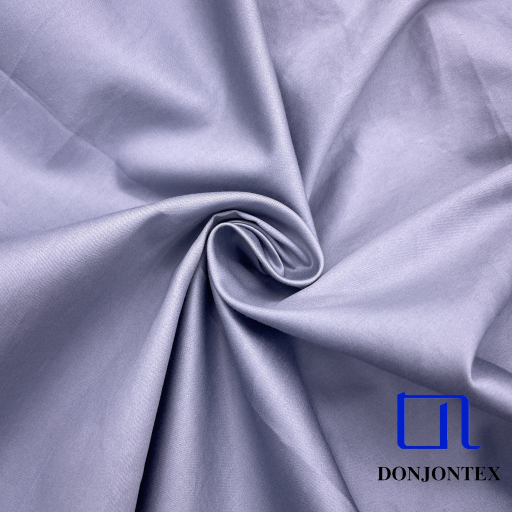 Premium Quality 100% Cotton Sateen Fabric with Plain Dyed for Men and Women T-shirts